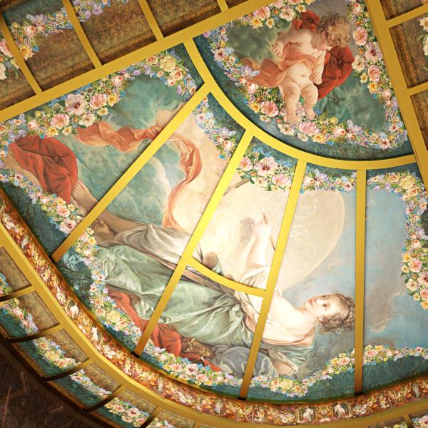 Stained glass ceilings