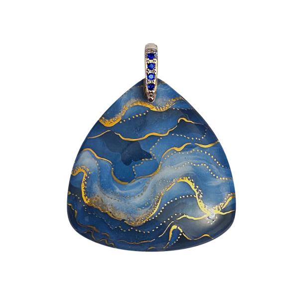 Pendant “Blue Current”