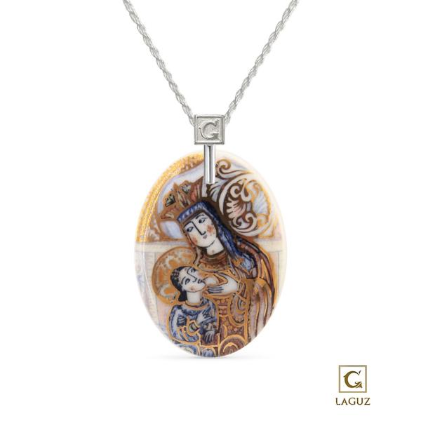 Pendant oval - "Armenian Miniature" collection