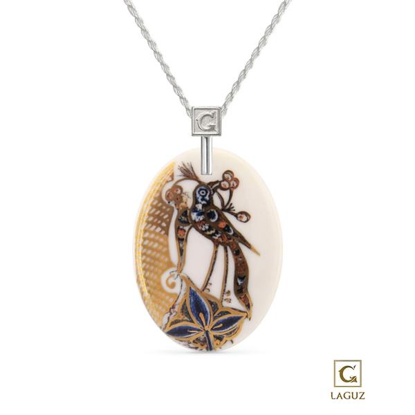 Pendant oval - "Armenian Miniature" collection