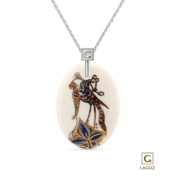 Pendant oval - "Armenian Miniature" collection