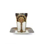 Tea Cup with saucer  "Golden Portal"